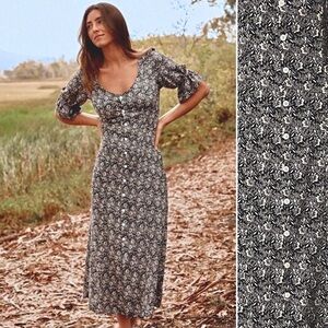 Christy Dawn Lennon dress in raven floral size M